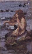 John William Waterhouse Sketch for A Mermaid France oil painting artist
